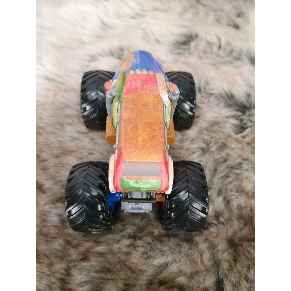 Hot Wheels Monster Truck‎ Double Decker Die-Cast Vehicle Multicolor 1:64 Scale